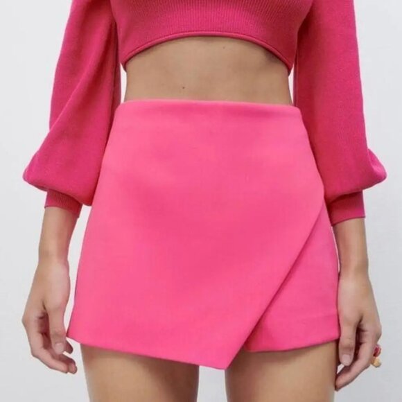 Zara Hot Pink Skorts - Picture 1 of 7